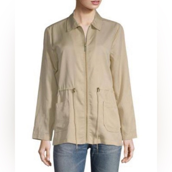 Sanctuary Jackets & Blazers - Sanctuary Women’s Drawstring Utility Jacket in Sandstone Size Small